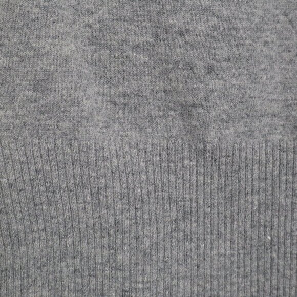 Garnet Hill Angora Woool Sweater Womens M Gray Rich Auntie Core Loud Luxury Twee - Picture 7 of 14
